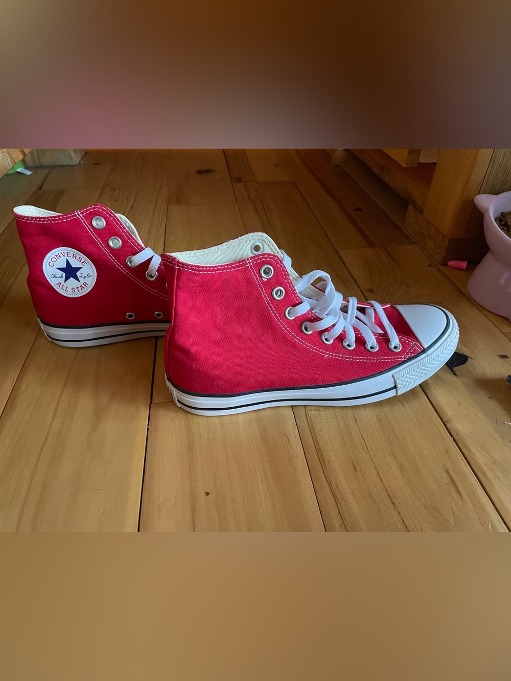 NWOT Converse Red High Top Sneakers